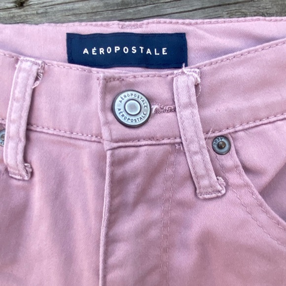Aeropostale pink high waist skinny jeans size 4 regular - Picture 5 of 12